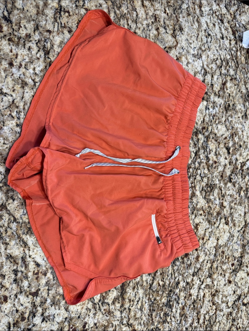 Vuori Clementine Orange athletic Shorts Athletic Running Lined Size S